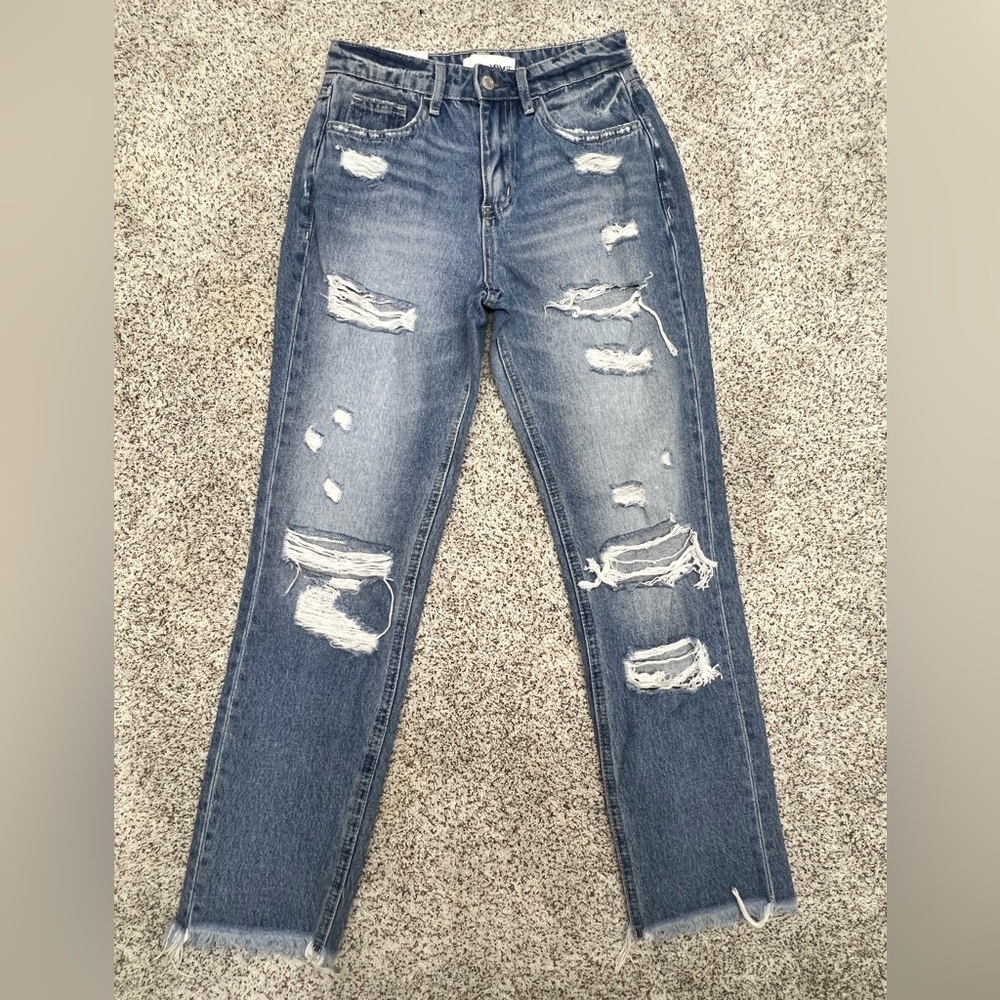 NWT VERVET EMMA MOM JEANS size 25